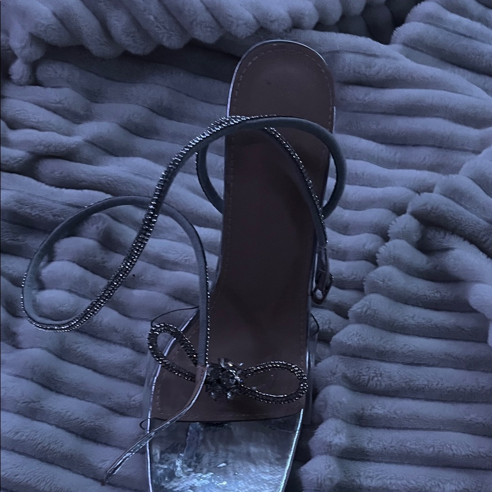 Elegant Silver Women's Sandals